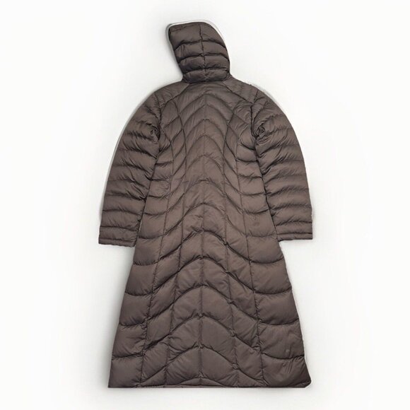 PATAGONIA Jacket Women’s Downtown Loft Parka Goose Down Puffer Hood Coat Brown S - Picture 4 of 10